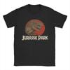 Men's T-Shirts D-Rex Jurassic Park Dinosaur Vintage 100% Cotton Tee Shirt Short Sleeve T Shirts Crewneck Clothing Gift Idea