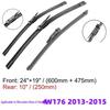 Fits Mercedes-Benz A-Class W176: A160, A180, A200, A45 Windshield Wipers.