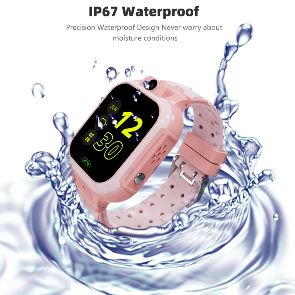 LT37 4G Kids Smart Phone Call Watch Video Chat LBS GPS WiFi SOS Monitor Camera IP67 Waterproof
