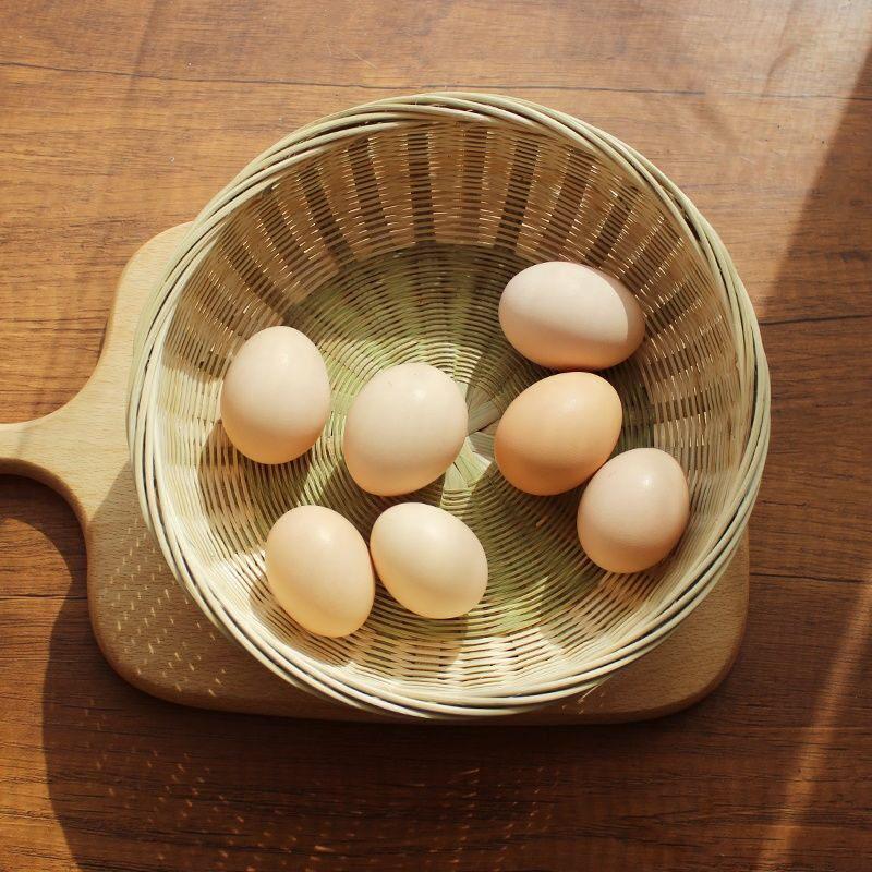 Bamboo Weaving Handmade Basket with Base - Multi-purpose Fruit, Snack, and Mantou Holder