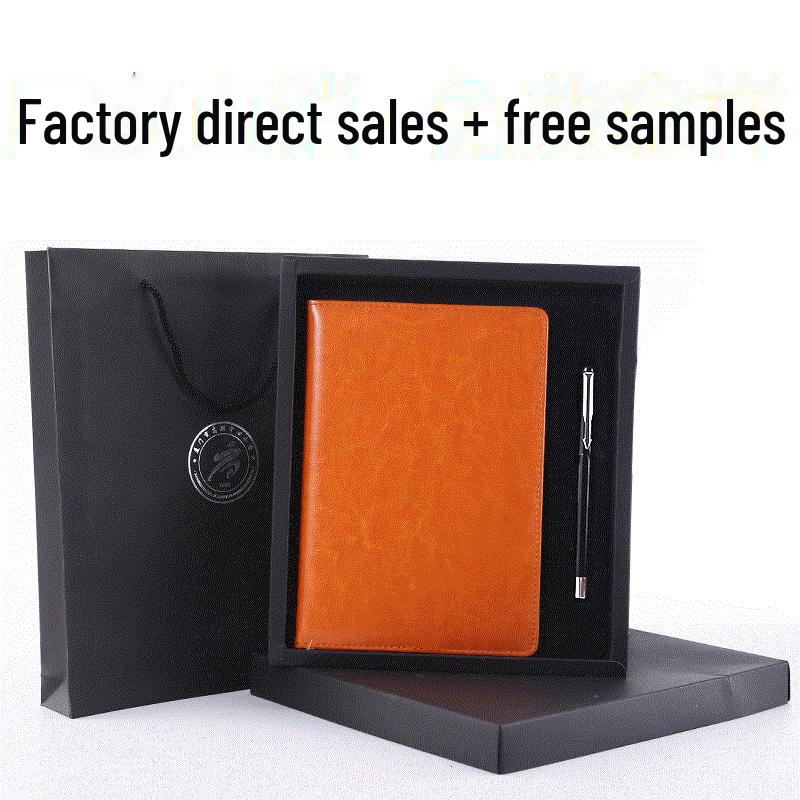 «Набор из фирменных деловых блокнотов формата А5 с мягкой обложкой и подарочной коробкой для блокнота формата В5»