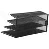 Card Shelf Folder Document Stand Mesh Storage Box Mesh Tray File Storage Rack Letter Paper Holder