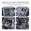 3PCS Center Console Organizer for Jeep Wrangler JL JLU 4xe 2018-2026 & Gladiator JT 2020-2026 Gear Shift Hanging Armrest Car Box