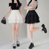 New Summer Lace White Lace Cake Anti-exposure Puffy Skirt Short Skirt High Waist Ballet Popular Skirt