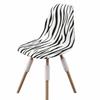 Washable Scandinavian Chair Cover Printed Dining Seat Cover  for Home Bar Hotel Party Banquet