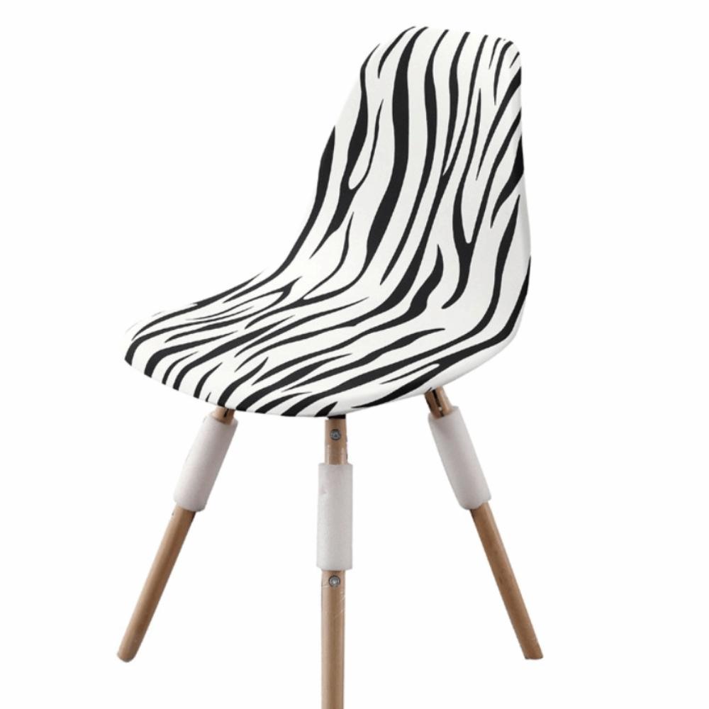 Washable Scandinavian Chair Cover Printed Dining Seat Cover for Home Bar Hotel Party Banquet