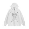 Unisex Oversized Hooded Sweatshirt With Graphic Print Streetwear Winter Casual Top