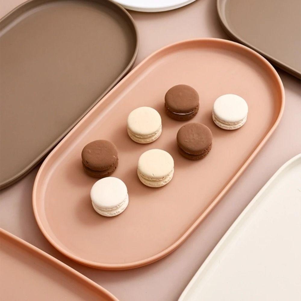 Пластиковый поднос для сервировки, овальное блюдо, кухонный органайзер, поднос для десертов, свадебная вечеринка