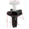 Зажим-фиксатор бампера Chrysler Sebring & Dodge Caliber 4389947AA