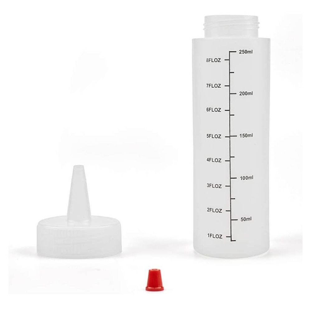 Градуированные бутылки для выдавливания, пластиковый контейнер для варенья, новая бутылка для выдавливания соуса