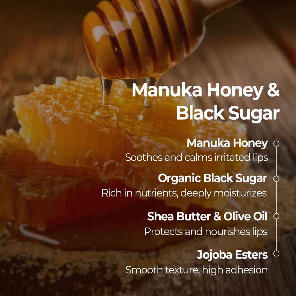 SKINFOOD Honey Sugar Food Mask Lip Sleeping Pack 21 мл Ночная маска для губ Бальзам для губ Крем для губ Скраб для губ Увлажняющий Корея