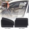 1/2pcs Magnetic Car Sun Curtain Anti UV SunShade Auto Foldable Side Window Sun Protection Car Mosquito Net Interior Accessories