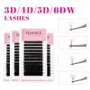 3D 4D 5D 6D Premade Fans Eyelash Extension W Style Faux Mink Natural Soft Bloom Lash Automatic Flowering Volume Eyelashes