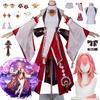 Anime Yae Miko Guuji Yae Cosplay Costume Halloween Women Games Uniform Dress Outfits Costumes