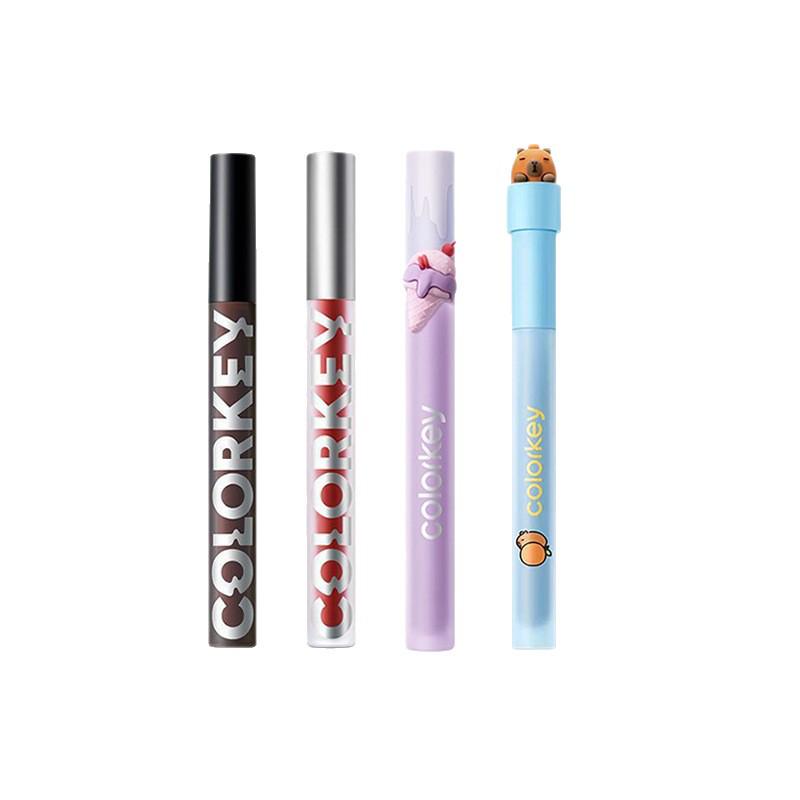 Colorkey Блеск для губ - Женская матовая нюдовая серия и зеркальная помада с эффектом водного сияния