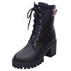 Высококачественные женские ботинки из спилковой кожи Dr Boots Shoes High Top Motorcycle Shoes Autumn Winter Woman Snow Boots 2019