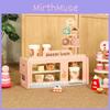 Bakery Wooden Pretend Store Toy Child Realistic Pastries Educational Interaction