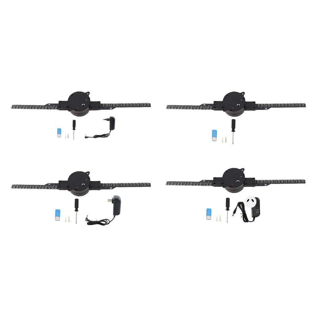 EU/US WiFi 3D Hologram Fan 3D Hologram Projector 176 Degree Viewable Angle 100‑240V 2000x224 Stable Custom Editing for Business