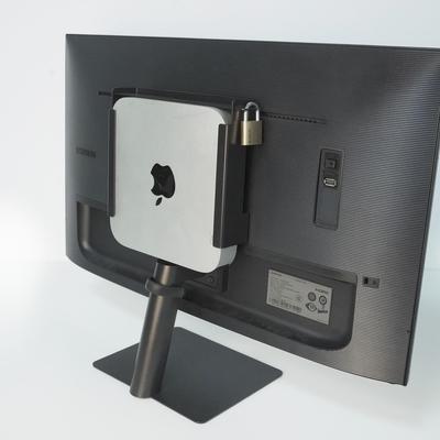 Металлический кронштейн для Mac Mini M1/M2 под стол с защитой от кражи (Замок в комплект не входит)