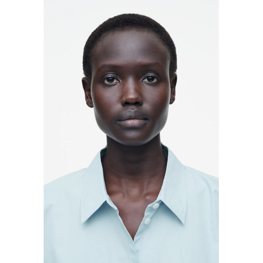 COS Японская рубашка свободного покроя из хлопка