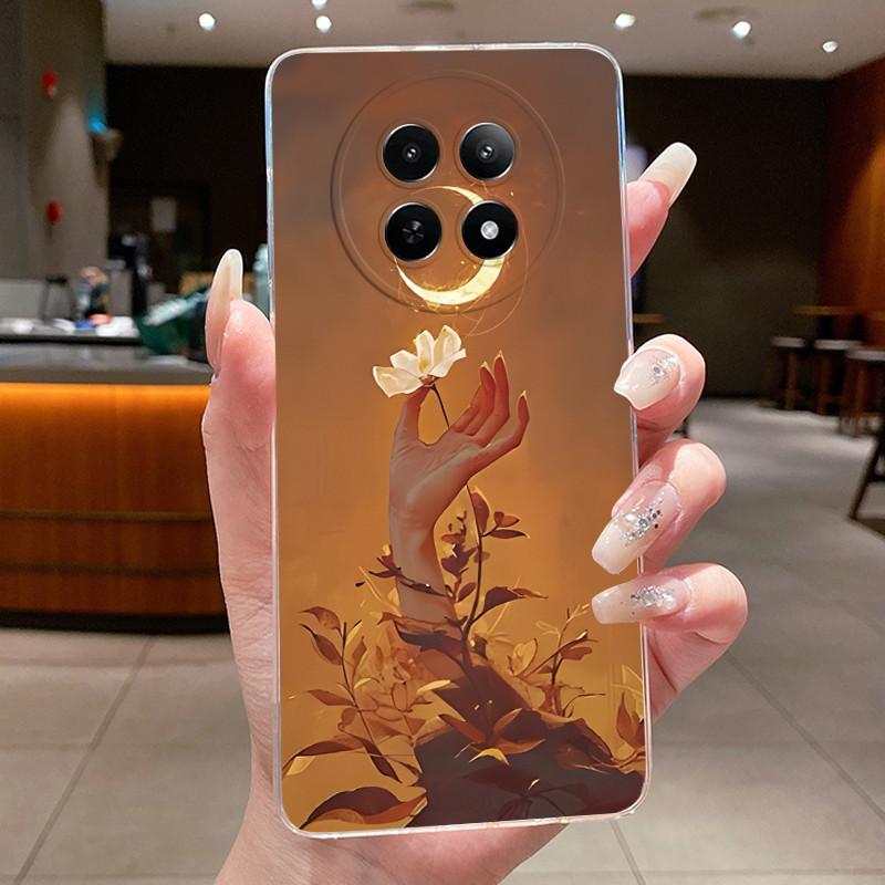 Прозрачный чехол из ТПУ для Realme 13 13+ 5G Чехол Роскошный Дракон Милый Крутой Мальчики Девочки Задняя крышка Для Realme 13 Plus 5G Чехол для телефона
