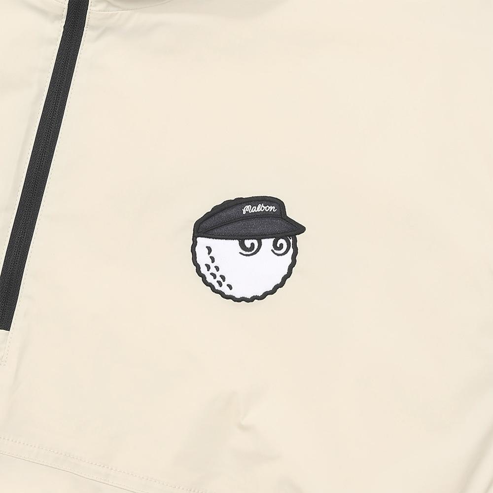MALBON GOLF Bucket Membrane Anorak Cream (Man)