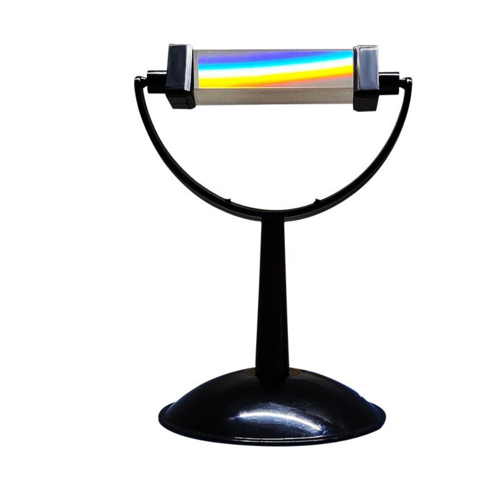 2 PCS Glass Optical Prisms Refracted Light Color Prisms Photographic Triangular Prism  Children