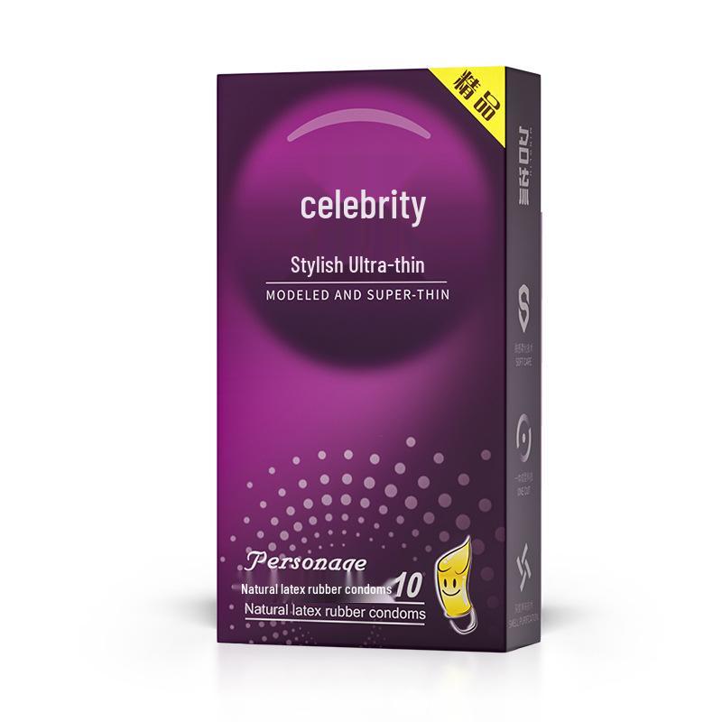 Сверхтонкие презервативы Celebrity с гиалуроновой кислотой для G-точки