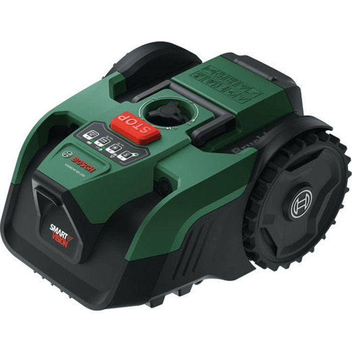 Robot tondeuse autonome - Bosch - VISIMOW18V-200 - 06008E1102 - batterie 5Ah + chargeur - 18V - 18cm de coupe
