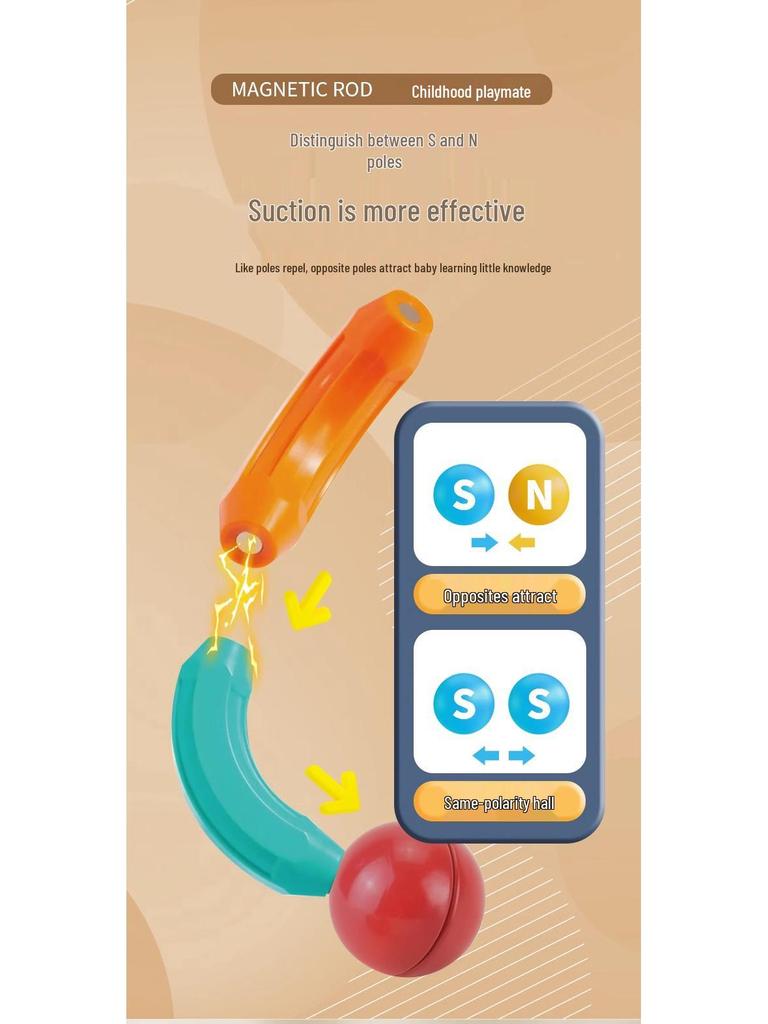 Wan Le Hui Magnetic Sticks: Children's Educational Building Blocks for Early Learning and Development