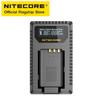 NITECORE USN2 Digital Camera Charger Dual Slot USB intelligent for Sony NP-BX1 Camera Battery, Over Discharge Battery Activation