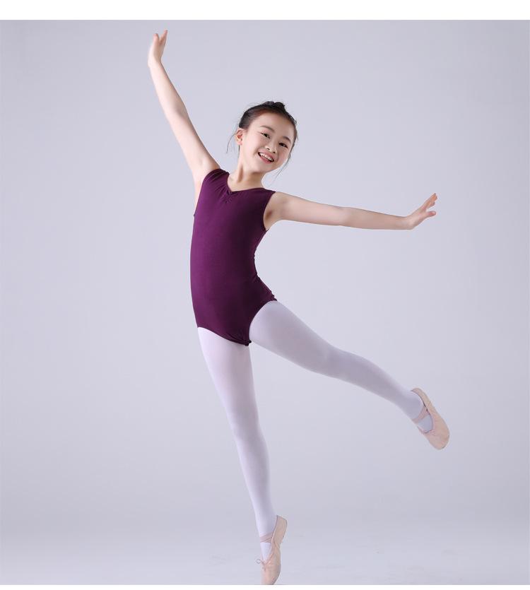 Летний балетный танцевальный костюм для девочек: жилет и купальник