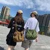 Холщовая сумка, студенческая однотонная сумка через плечо, сумка через плечо