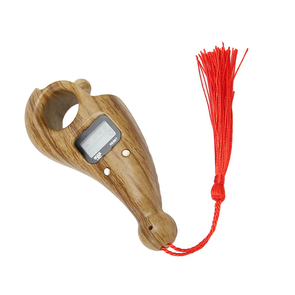 Digital Bds Counter with Tassel LCD Low Noise Resistant Digital Buddha Bds Counter for Meditation Finger Movement