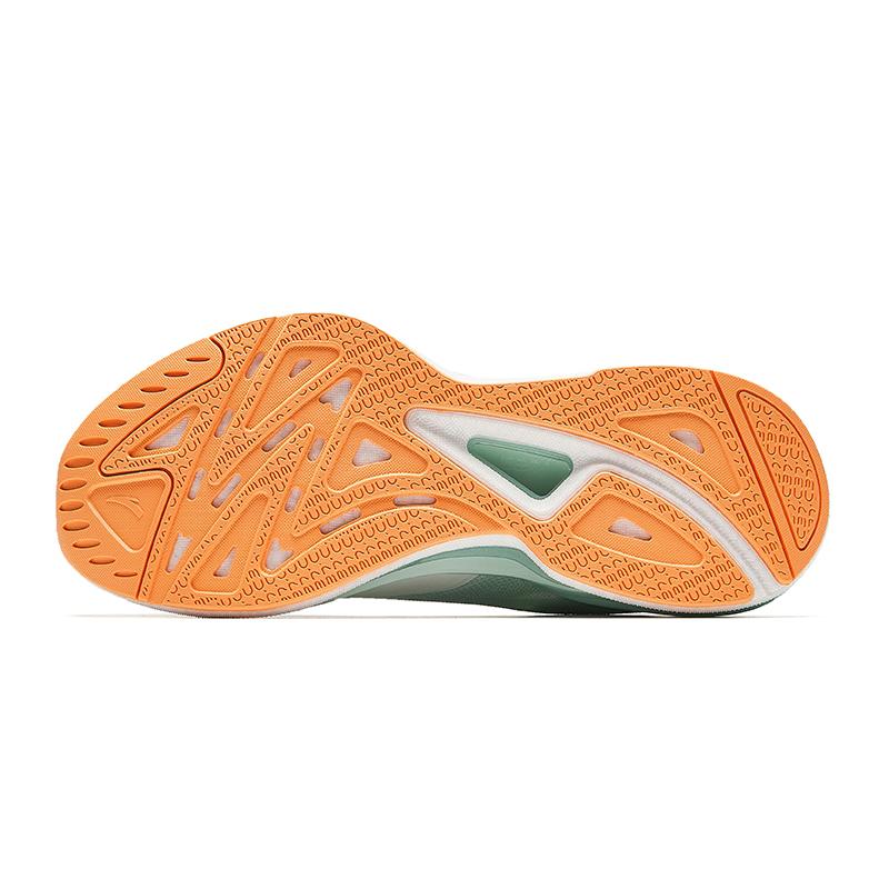 Anta Удобные амортизирующие прочные нескользящие низкие повседневные кроссовки для бега женские кроссовки белые зеленые 922435537-1