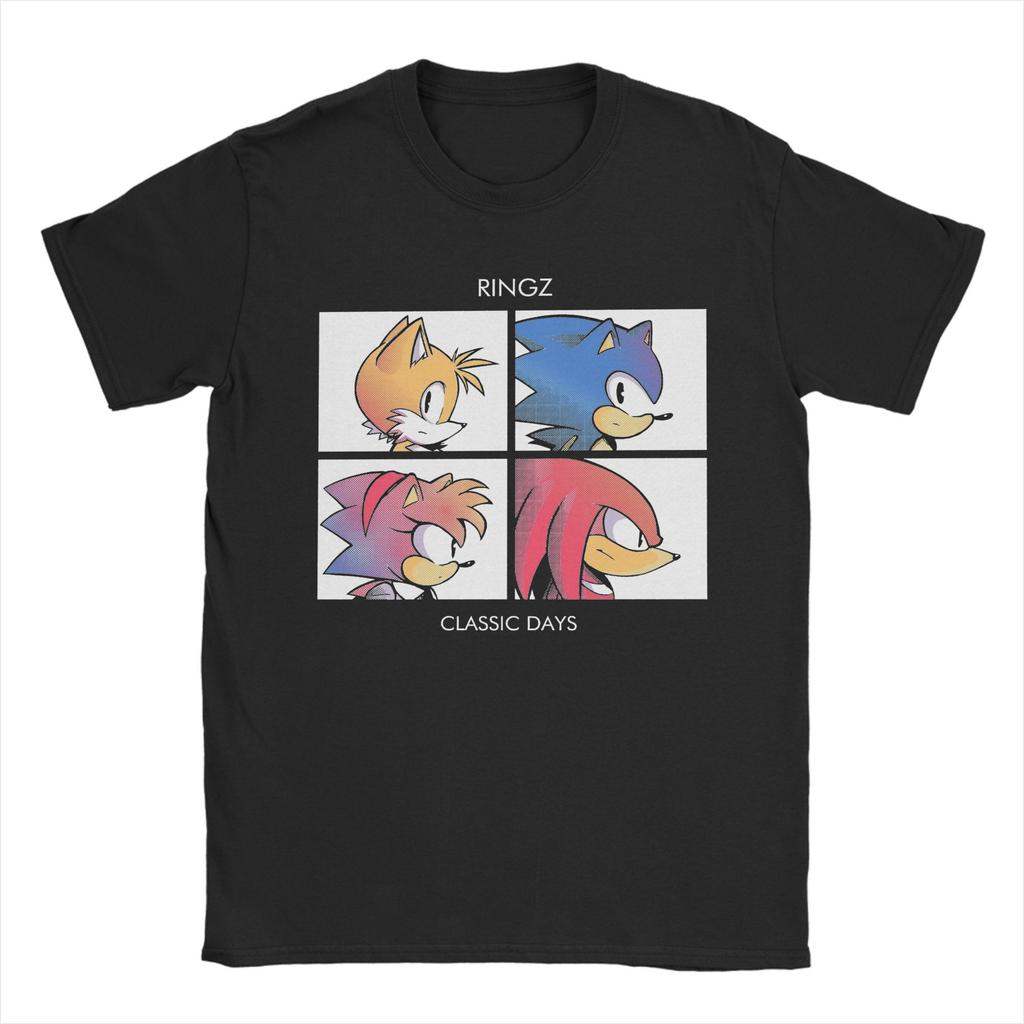 Shadow The Hedgehog T-Shirts Men Novelty Cotton Tees O Neck Short Sleeve T Shirt Gift Idea Clothes