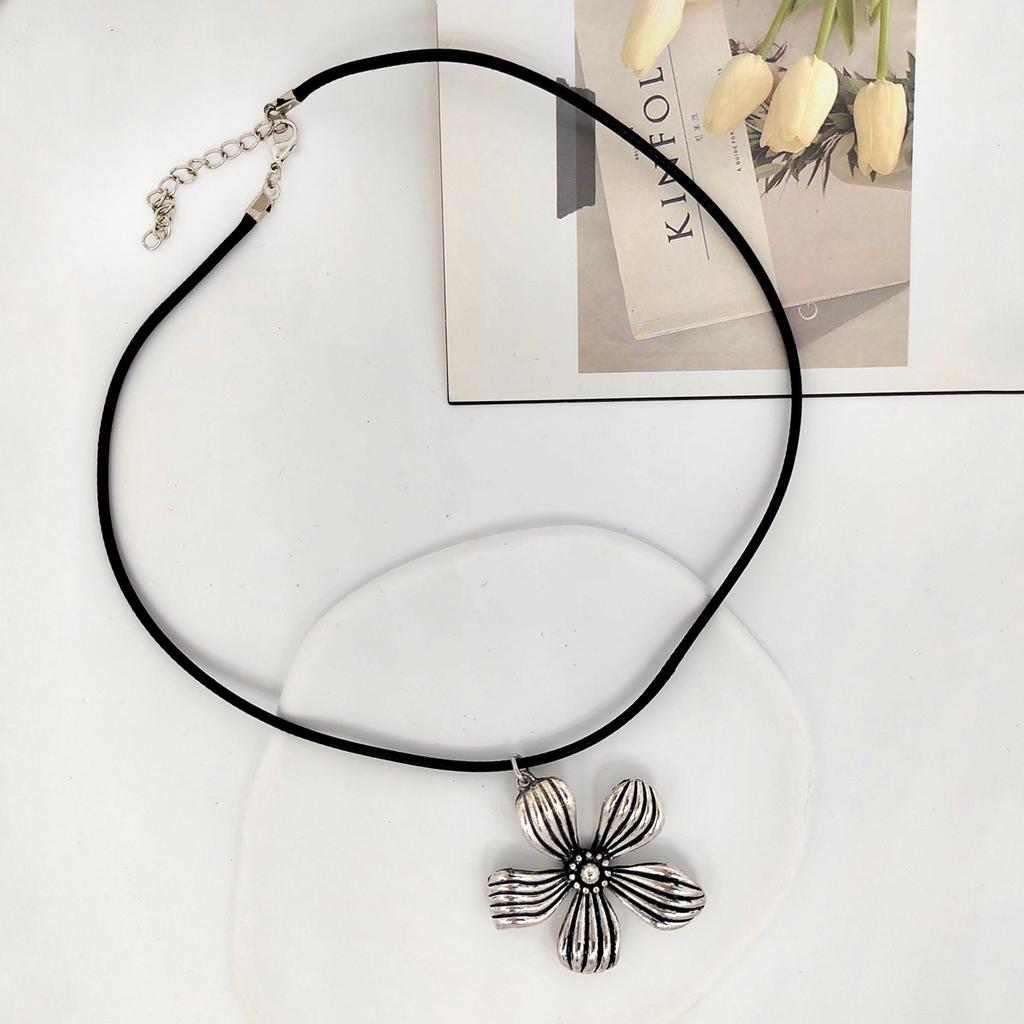 Цветочные Аксессуары Винтажная Сплавная Декоративная Цепочка Богемный Кулон Ключица Камелия