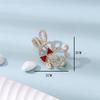 Cute Creative Pink  Bowknot Rabbit Brooches For Women Pearl  Lapel Pins Jewelry Clothing Accessories