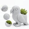 Декоративный горшок для комнатных растений, 3D-печатный горшок-попугай, Креативный животный горшок для суккулентов, Уникальный контейнер в форме держателя для птиц для рабочего стола