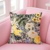 Art WWilliam Morris Cushion Cover Pillow Case Soft Skin Friendly Fabric Comfort  Concealed Zipper