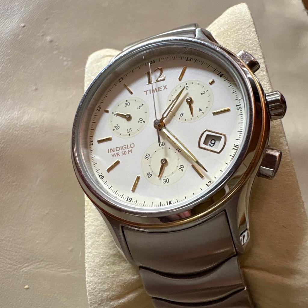 Подержанные часы TIMEX с хронографом Скидка по причинам