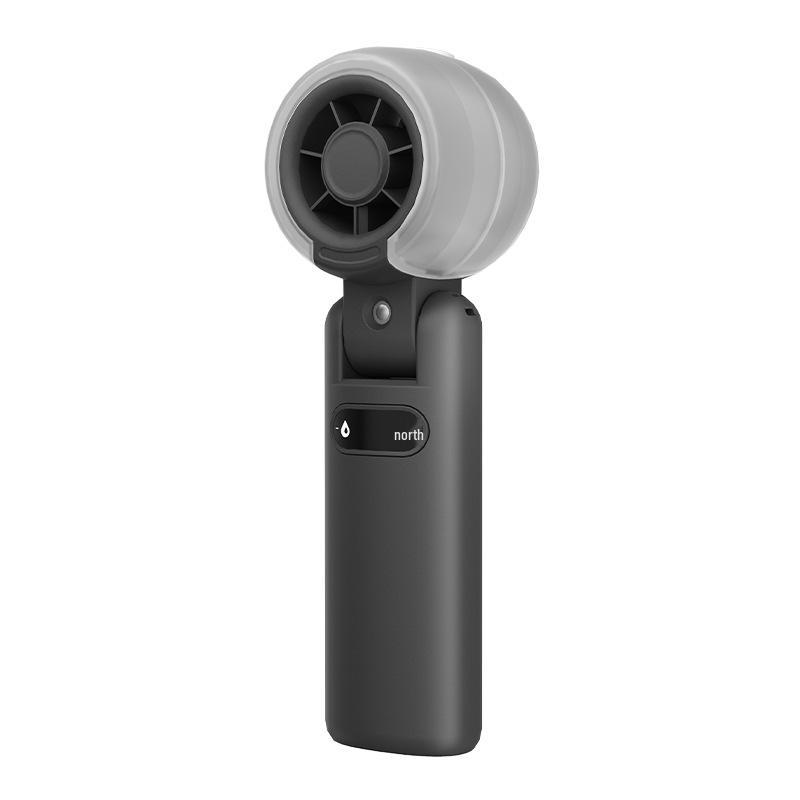 Portable Folding Turbo Fan with High-Speed Cooling & Neck Strap