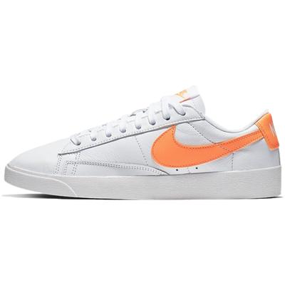 Женские кроссовки Blazer Low Le 'Белый/Оранжевый' Обувь для скейтборда AV9370-103