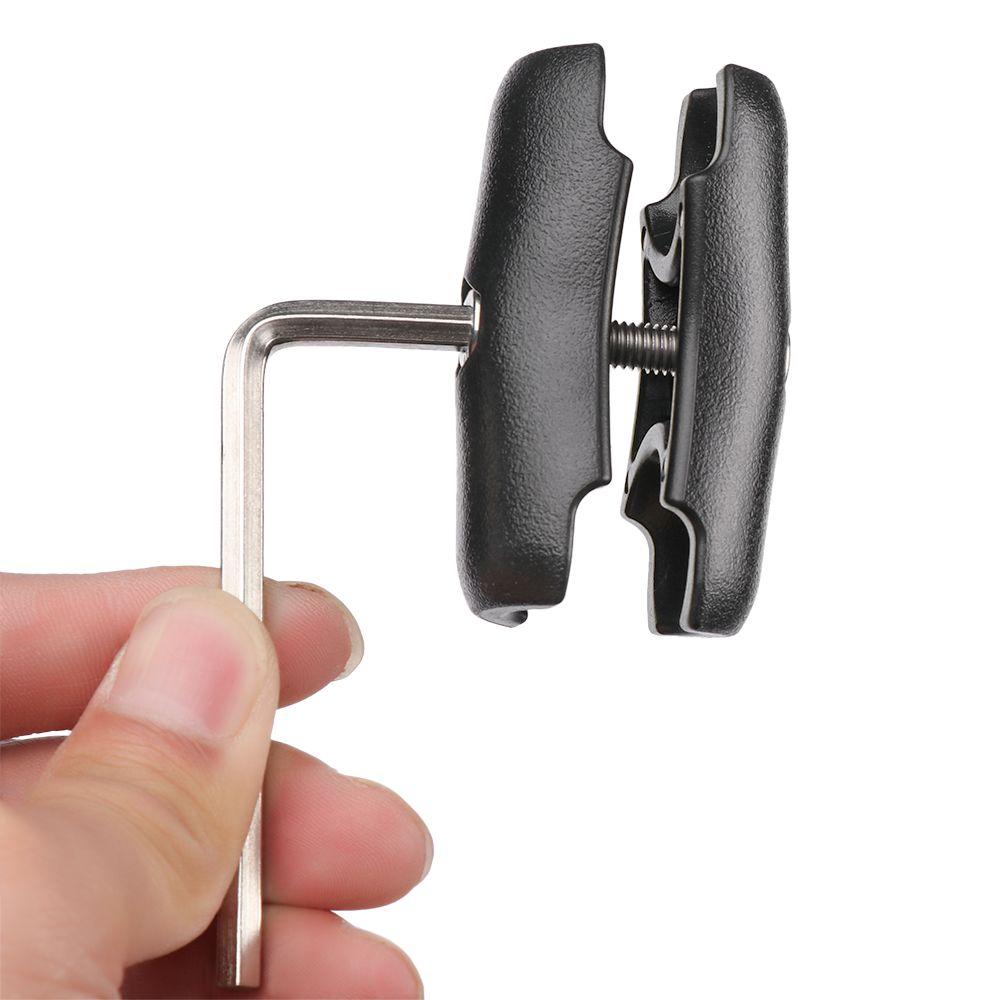 95mm Durable Short Long Bicycle Motorcycle Phone Holder Double Socket Arm for Ram Mount Ball Bases