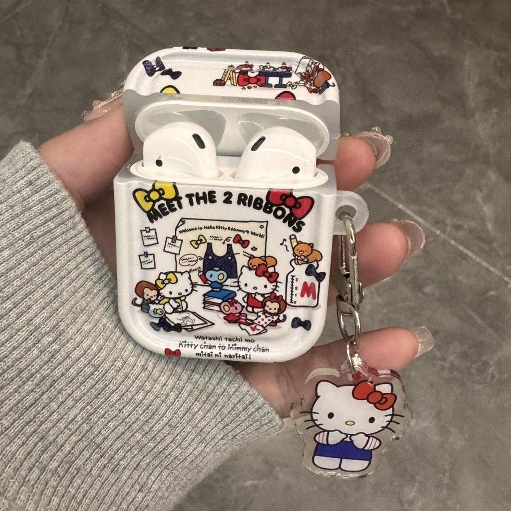 Bow kt cat for airpodspro1/1 protective case AirPods 1 generation 1st generation apple bluetooth headset case