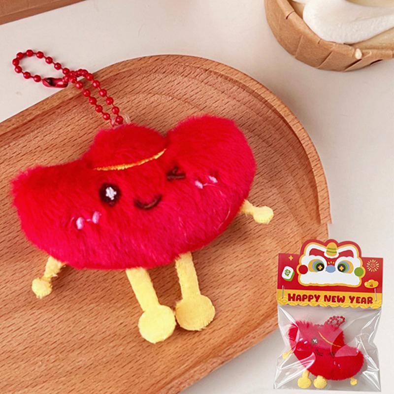 Мультяшные монеты, счастливая сумка, брелок, подвеска, модная плюшевая кукла, милый китайский стиль, брелок, рюкзак, украшение, подарки