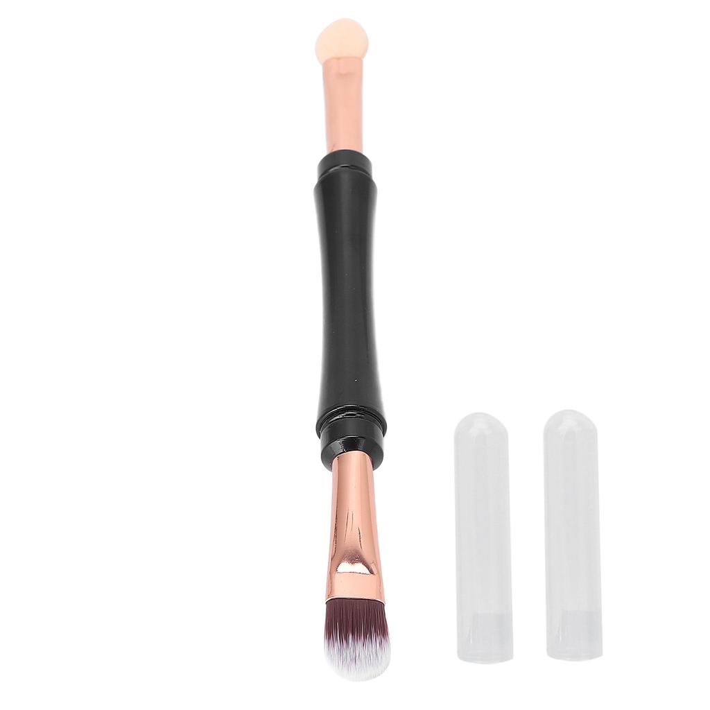 Кисть для теней для век, двухсторонняя, профессиональная, спонж-кисть для макияжа глаз, для начинающих