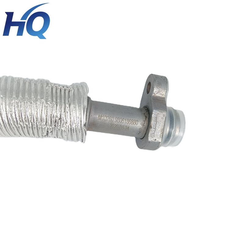 9806186880 11657534455 Turbo Charger Oil Return Pipe For Peugeot Citroen C3XR C4 C4L C5 C6 V861706980 037979