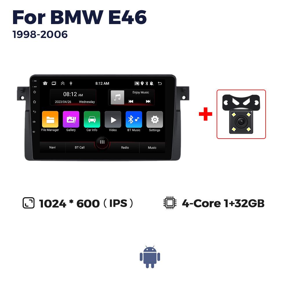 Navifly RDS 2din Android автомобильное радио для BMW E46 Coupe M3 316i 318i 1998-2006 мультимедийный плеер навигация GPS BT стерео головное устройство