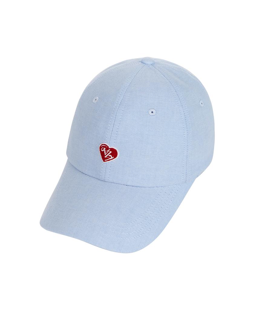 Бейсболка оверсайз с логотипом Bajal Heart из ткани оксфорд (3 цвета)